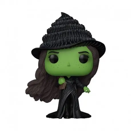 Nouvelle Collection Figurine Funko POP! Vinyle Elphaba avec Grimmerie de Wicked, 9 cm