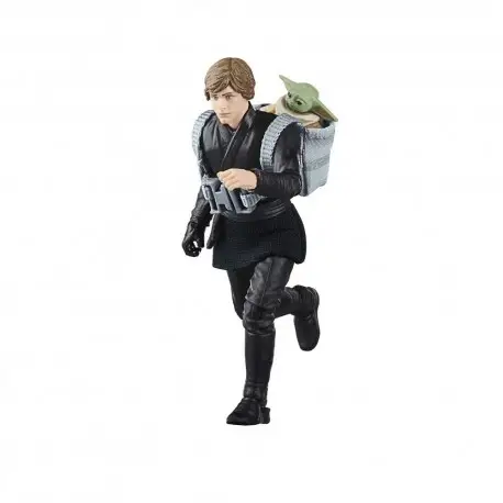 Satisfait Ou Remboursé Figurine Vintage Star Wars Luke Skywalker et Grogu 9,5 cm