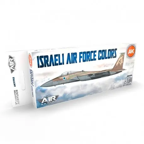 Seulement Aujourd'hui Set de Peintures Acryliques Force Aérienne Israélienne AK-Interactive