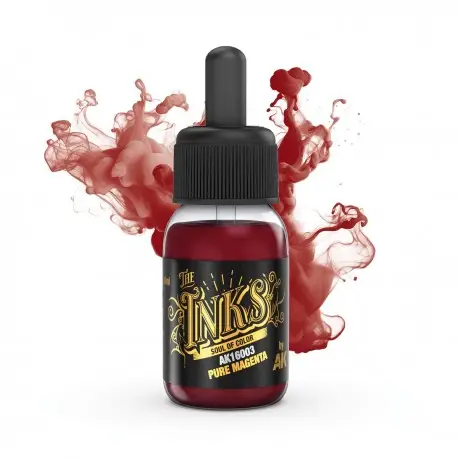 Encre Acrylique Magenta Pur AK-Interactive 30ml Commander Vite