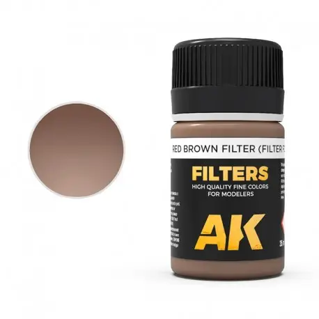 Paiement Sécurisé Filtre Marron Rouge AK-Interactive pour Bois et Camouflage