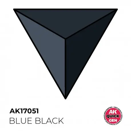 Promotion Saisonnière Blue Black - Peinture Acrylique AK-Interactive 18 ml