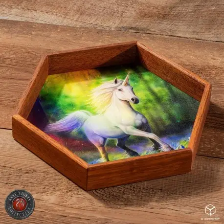 Anne Stokes Plateau à Dés Chase The Rainbow 20 cm Expédié Aujourd'hui