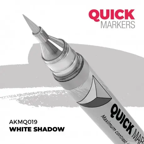 Expédition Rapide Marqueur QUICK MARKERS White Shadow pour miniatures