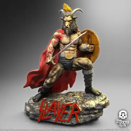 Expédié Aujourd'hui Statue 3D Vinyl Minotaur Slayer 22 cm Knucklebonz