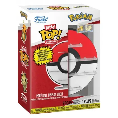 Pokémon Bitty POP! Présentoir avec Figurines et Étagère Poké Ball Promotion Saisonnière