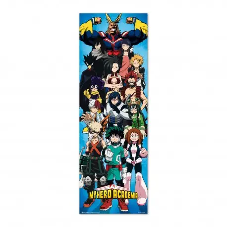 Soldes Poster de Porte My Hero Academia Tous les Personnages 53x158 cm