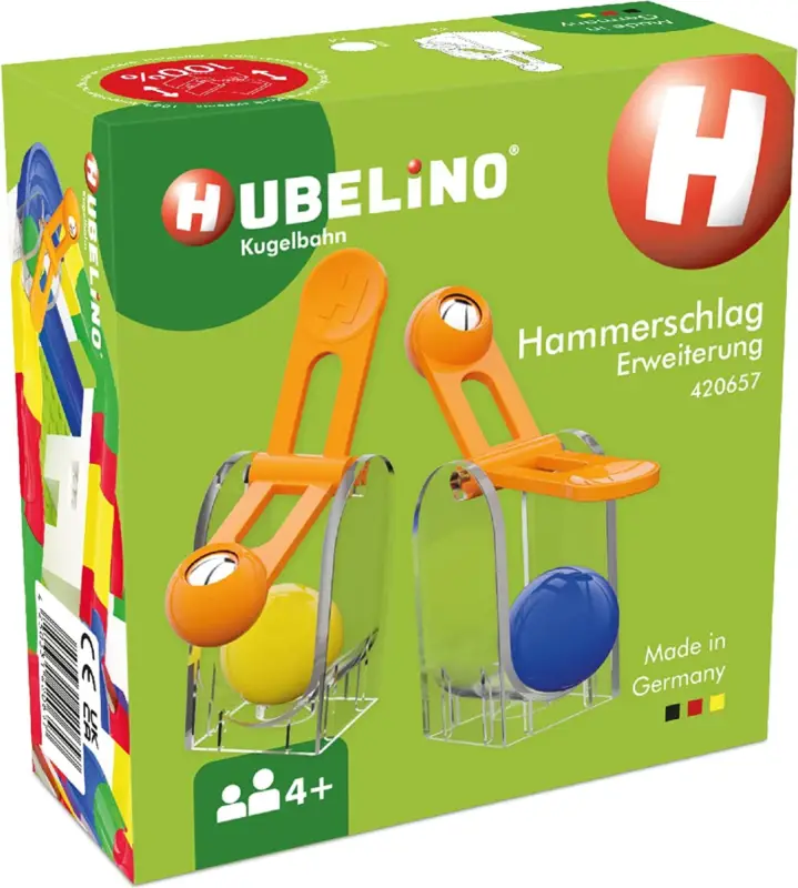 HUBELINO Circuit de billes – extension 6 pcs, marteau gravitationnel Meilleur Prix