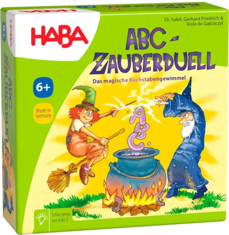 Haba Mini jeu pour enfants Duel de sorciers ABC à partir de 6 ans Quantité Limitée