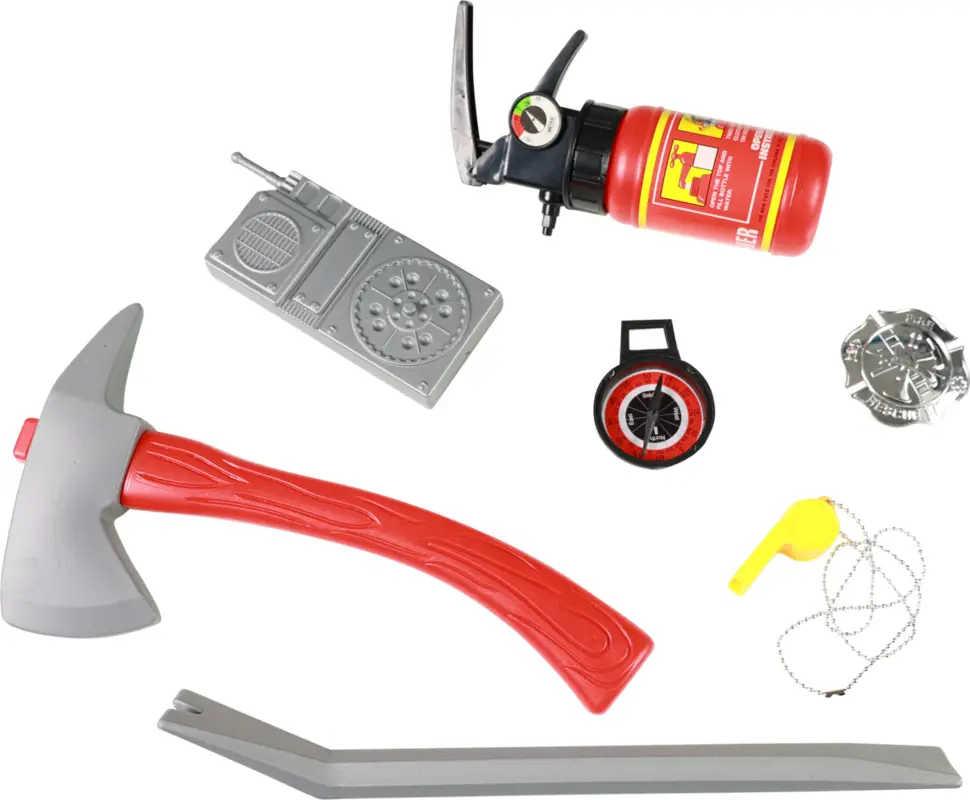 Ensemble de pompiers avec accessoires Prix Cassé