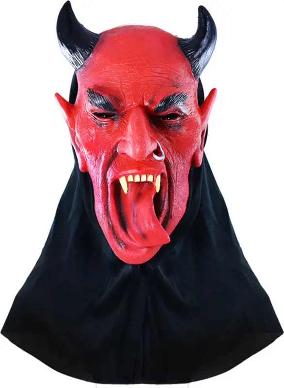 Retour Gratuit Masque de diable avec langue