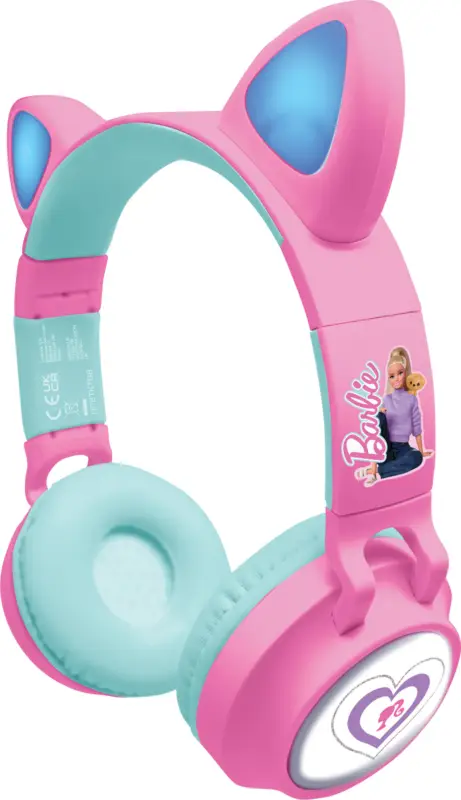 Produit De Marque Lexibook Casque sans fil Barbie avec oreilles lumineuses