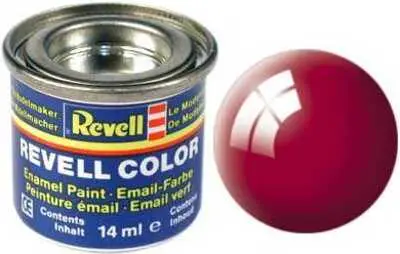 Peinture Revell émail - 32134 : rouge Ferrari brillant (Ferrari red gloss) Promotion Saisonnière