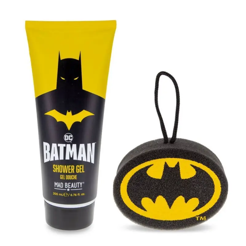 Commander Maintenant Mad Beauty Set de bain avec éponge de bain Batman