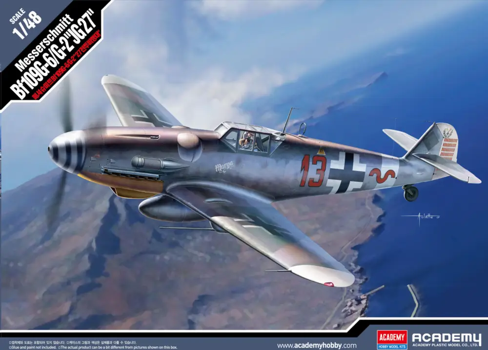 Maquette Avion 12321 - Messerschmitt Bf109G-6/G-2 "JG 27" (1:48) Meilleur Prix