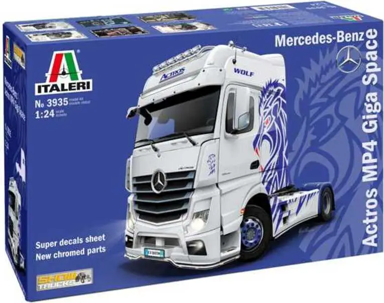 Camion Maquette 3935 - Mercedes-Benz ACTROS MP4 Giga Space (1:24) Nouvelle Collection